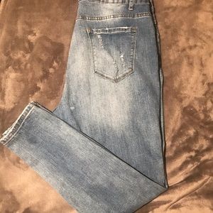 City chic size 18 distressed jeans